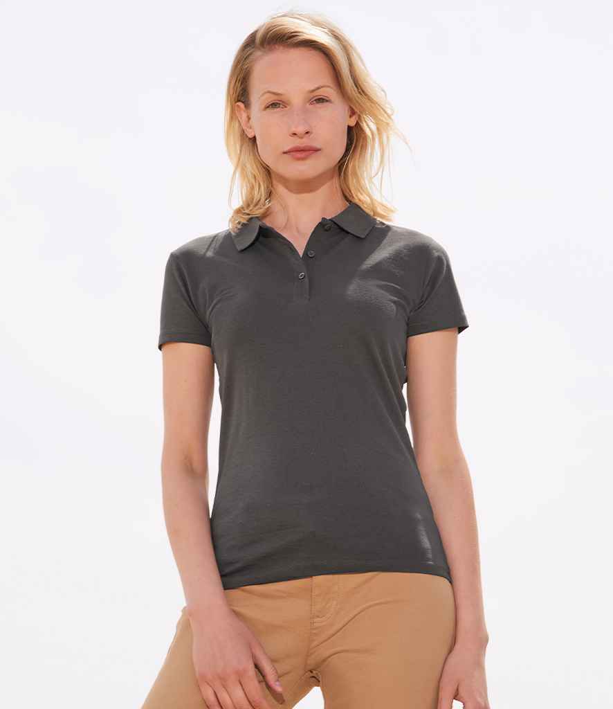 Dark grey women's deals polo shirt
